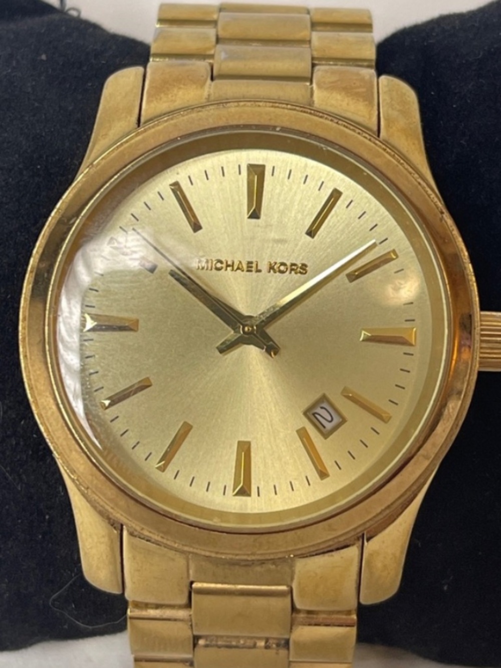 Michael Kors Gold Metal Link Wrist Watch #6